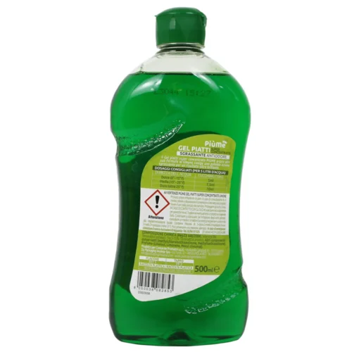 PIUME DETERSIVO PIATTI IN GEL SGRASSANTE ANTIODORE LIMONE 500 ML