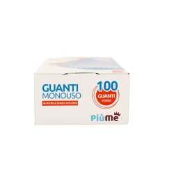 PIUME GUANTI IN NITRILE USA & GETTA 100 PEZZI MISURA M/L