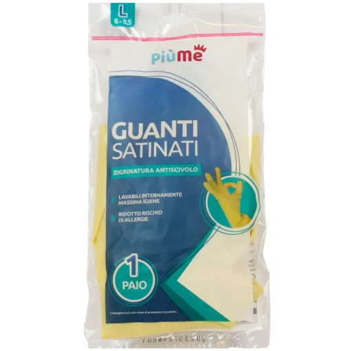 PIUME GUANTI SATINATI MISURA L 8-8,5