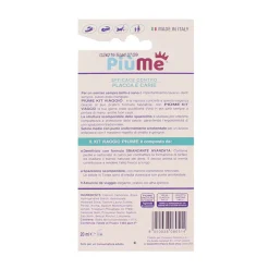 PIUME KIT VIAGGIO SPAZZOLINO + DENTIFRICIO 20 ML