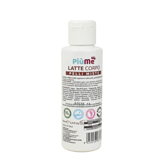 PIUME LATTE CORPO OLIO DI COCCO 100 ML