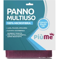 PIUME PANNO MULTIUSO IN MICROFIBRA 35x35 CM.