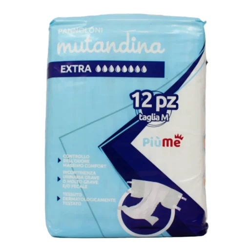 PIUME PANNOLONE TAGLIA M 12 PZ DISPOSITIVO MEDICO CE CLASSE 1