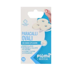PIUME PARACALLI PROTETTIVI OVALI IN LATTICE 18 PZ