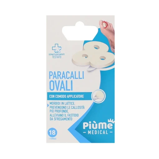 PIUME PARACALLI PROTETTIVI OVALI IN LATTICE 18 PZ