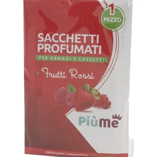 PIUME SACCHETTO PROFUMATORE ARMADI E CASSETTI FRUTTI 1 PEZZO 20 GRAMMI