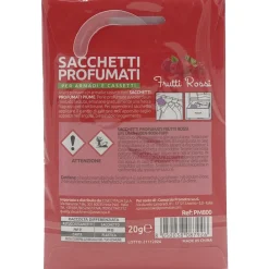 PIUME SACCHETTO PROFUMATORE ARMADI E CASSETTI FRUTTI 1 PEZZO 20 GRAMMI