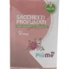 PIUME SACCHETTO PROFUMATORE ARMADI E CASSETTI ROSE 1 PEZZO 20 GRAMMI