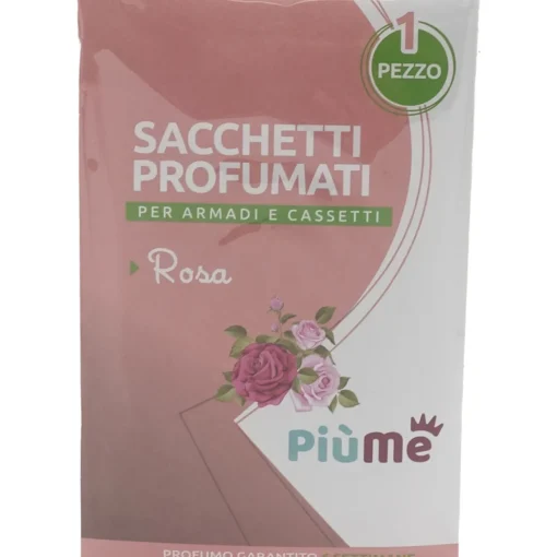 PIUME SACCHETTO PROFUMATORE ARMADI E CASSETTI ROSE 1 PEZZO 20 GRAMMI