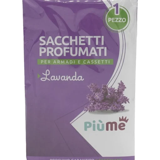 PIUME SACCHETTO PROFUMATORE ARMADI E CASSETTI LAVANDA 1 PEZZO 20 GRAMMI