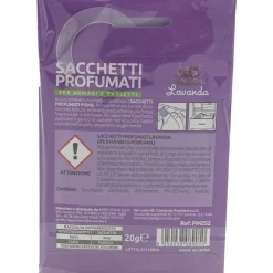 PIUME SACCHETTO PROFUMATORE ARMADI E CASSETTI LAVANDA 1 PEZZO 20 GRAMMI