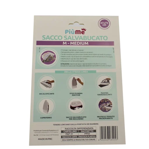 PIUME SACCO SALVABUCATO MEDIUM CON ZIP cm47x75