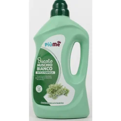 PIUME SAPONARIA MUSCHIO BIANCO DETERSIVO BUCATO A MANOeLAVATRICE 13 LAVAGGI 1000 ML