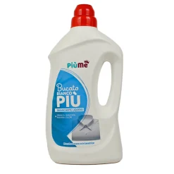PIUME SBIANCANTE LIQUIDO BIANCO PIU' IGIENIZZANTE BUCATO A MANOeLAVATRICE 1000 ML
