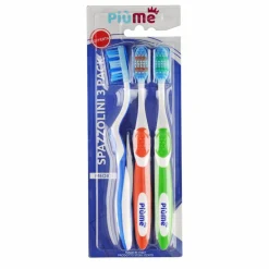PIUME SPAZZOLINO DA DENTI MEDIO 3 PEZZI