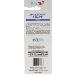 PIUME SPAZZOLINO DA DENTI MEDIO 3 PEZZI