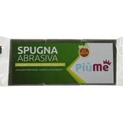 PIUME SPUGNA ABRASIVA GRANDE FORMATO FORTE E DELUCATA 2+1 PZ