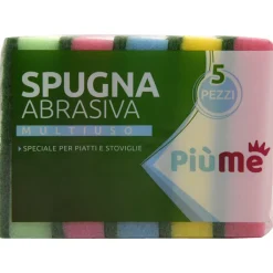 PIUME SPUGNA ABRASIVA MULTIUSO 5 PZ