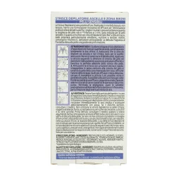 PIUME STRISCE DEPILATORIE ASCELLE e BIKINI CON OLIO DI MANDORLE DOLCI BIO & VITAMINA A PELLI SENSIBILI 16 PZ