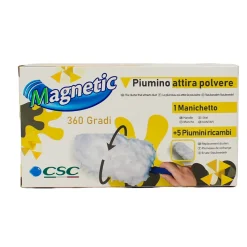 PIUMINI MAGNETIC 5 RICAMBI + MANICHETTO 360° CSC