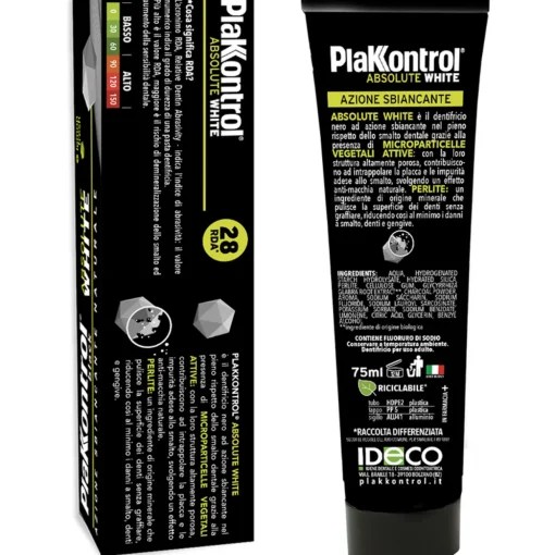 PLAKKONTROL PROFESSIONAL DENTIFRICIO ABSOLUTE WHITE LEMON FRESH 75 ML