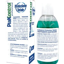 PLAKKONTROL PROFESSIONAL COLLUTORIO GENGIVE e CAVO ORALE PROTEZIONE TOTALE SENZA ALCCOL 500 ML