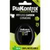 PLAKKONTROL PROFESSIONAL ABSOLUTE WHITE FILO INTERDENTALE FIT FLOSS CARBON 25 MT