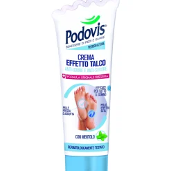 PODOVIS CREMA EFFETTO TALCO ANTI-ODORE ANTI-SUDORE CON MENTOLO TUBO 100 ML