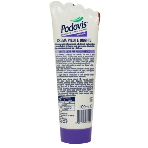 PODOVIS CREMA EMOLLIENTE IDRATANTE PIEDI e UNGHIE CON AVOCADO 100 ML