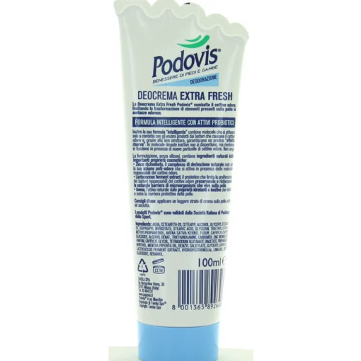 PODOVIS DEOCREMA EXTRA FRESH ANTI-ODORE CON AVENA 100 ML