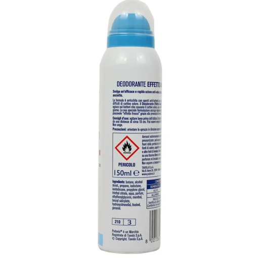 PODOVIS DEODORANTE EFFETTO ASCUTTO CON MENTOLO 150 ML