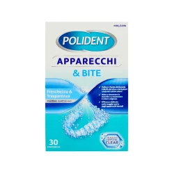 POLIDENT APPARECCHI & BITE 30 COMPRESSE