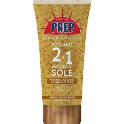 PREP SOLARE PRE e POST SOLE ESFOLIANTE 2in1 RIPARA E ILLUMINA L'ABBRONZATURA TUBO 250 ML