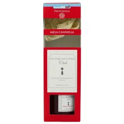 PROFUMALIA DIFFUSORE LIQUIDO CON STELO DI ROSA PER AMBIENTI FRAGRANZA MELA e CANNELLA 250 ML