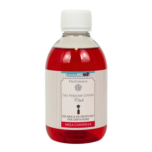 PROFUMALIA RICARICA LIQUIDA PER DIFFUSORE CON STELO DI ROSA FRAGRANZA MELA e CANNELLA 250 ML