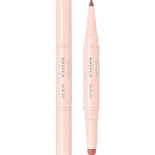 PUPA MATITA LABBRA-ROSSETTO CREAMY DUO VAMP! 006 DEEP ROSE