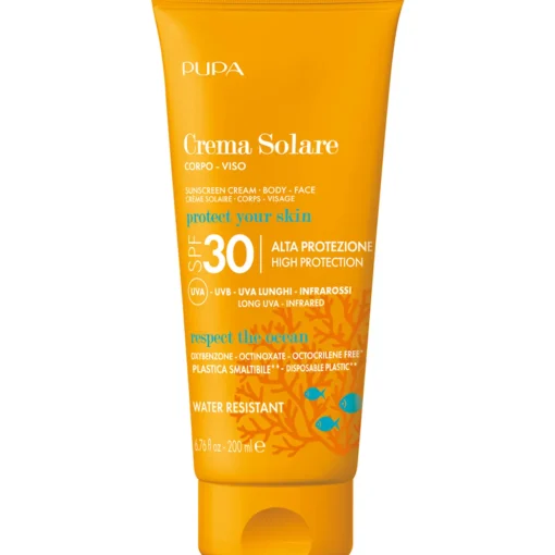 PUPA SOLARE CREMA CORPO, VISO SPF30 TUBO 200 ML