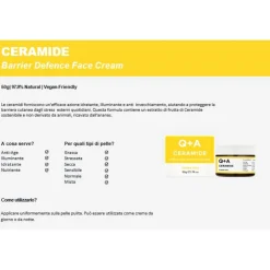 Q+A CERAMIDE DEFENCE CREMA VISO 50 grammi