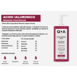 Q+A HYALURONIC ACID POST SHOWER MOISTURISER 250 ML