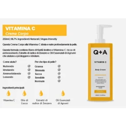 Q+A VITAMIN C BODY CREAM 250 ML