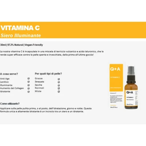 Q+A VITAMIN C SIERO ILLUMINANTE 30 ML