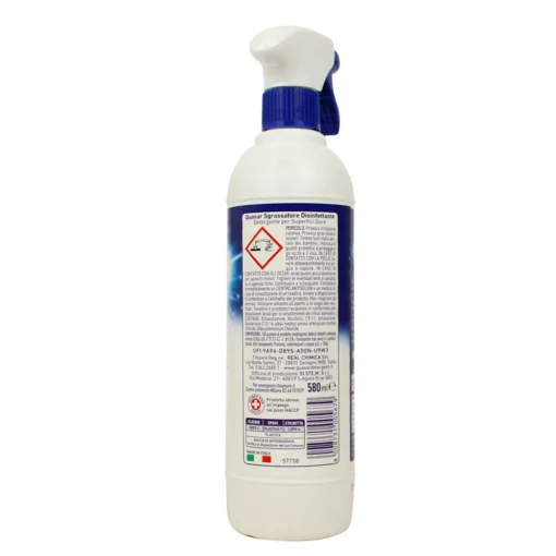 QUASAR SGRASSATORE DISINFETTANTE PMC TRIGGER 580 ML
