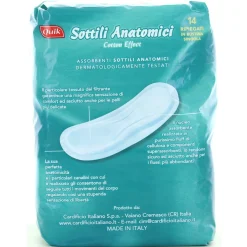 QUIK ASSORBENTI SOTTILE ANATOMICO RIPIEGATO 14 PZ.