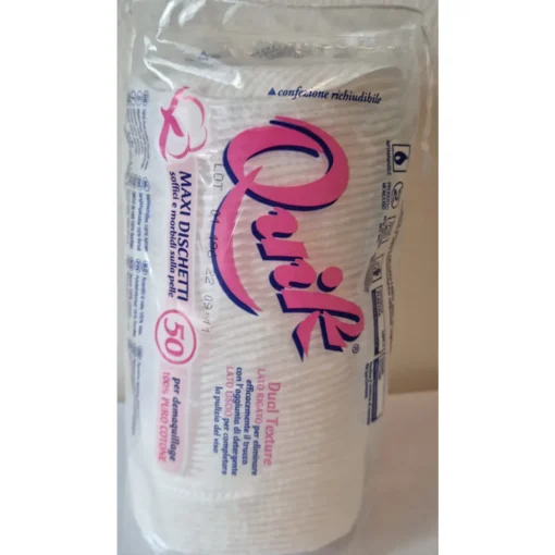 QUIK MAXI DISCHETTI 100% PURO COTONE 50 PZ