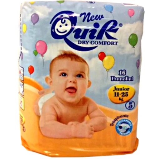 QUIK PANNOLINI 5 JUNIOR 11-25 KG.16 PZ