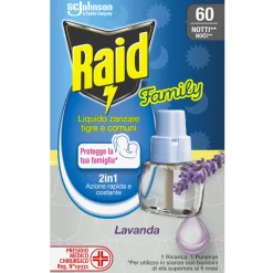 RAID FAMILY RICARICA LIQUIDA 60 NOTTI LAVANDA