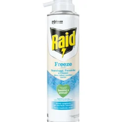 RAID FREEZE SPRAY SCARAFAGGI, FORMICHE e CIMICI 350 ML