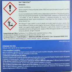 RAID NIGHT&DAY INSETTICIDA RICARICA PER DIFFUSORE ELETTRICO ZANZARA TIGRE E COMUNE