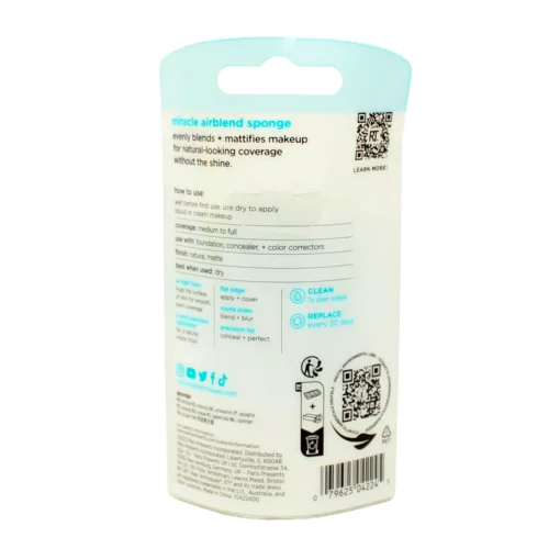 REAL TECHNIQUES AIRBLEND SPONGE MIRACLE BLEND + MATTIFY  - SPUGNETTA VISO