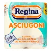 REGINA CARTA CUCINA ASCIUGONI 2 ROTOLI 2 VELI MAXI FOGLI 200 STRAPPI